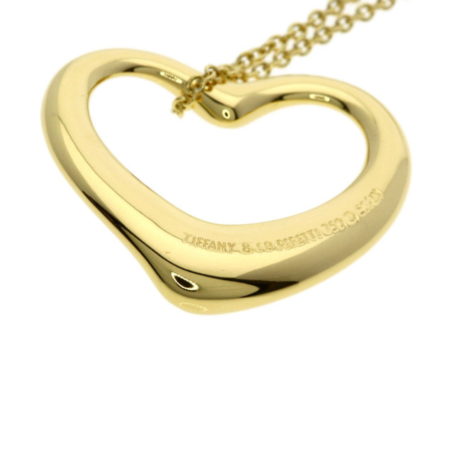 TIFFANY&Co. ティファニー オープンハート 5P ダイヤモンド ネックレス 