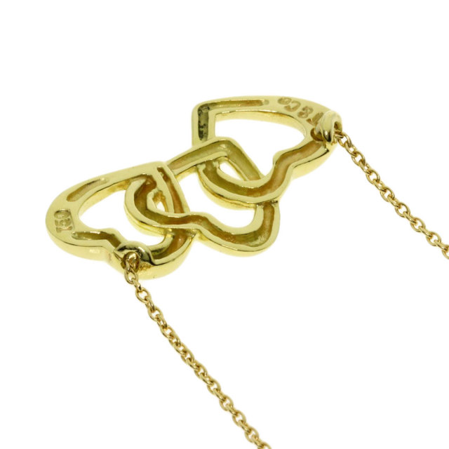 TIFFANY&Co. ティファニー トリプルハート ネックレス K18