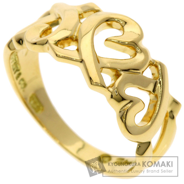 ティファニー リング・指輪 トリプル ラビングハート