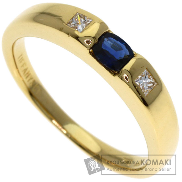 ティファニー リング・指輪 スタッキング  サファイア 2P ダイヤモンド