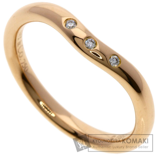 ティファニー リング・指輪 カーブドバンド 3P ダイヤモンド