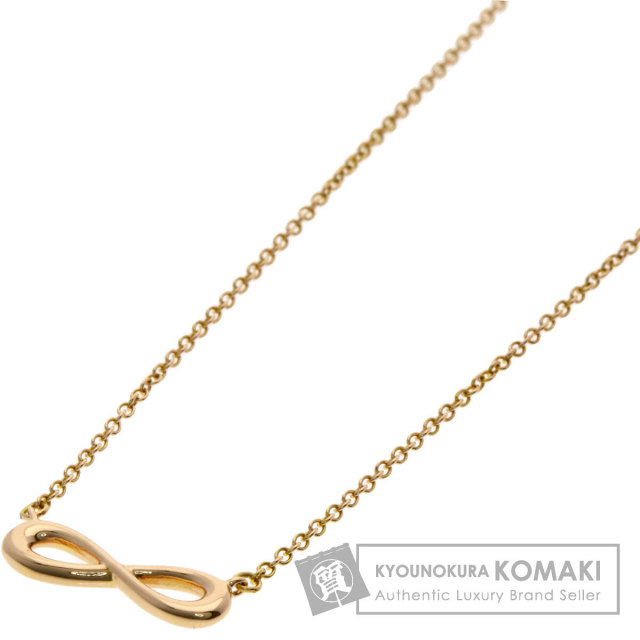 ティファニーネックレス18k TIFFANY&Co. ティファニー インフィニティ ネックレス K18ピンク