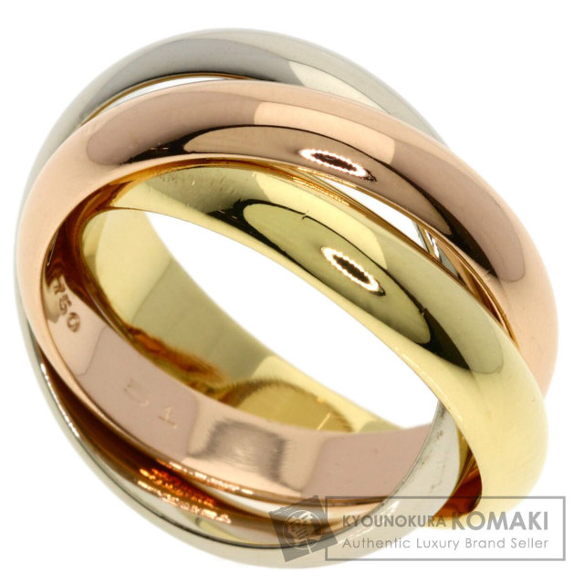 CARTIER カルティエ トリニティ MM #51 リング・指輪 K18イエロー