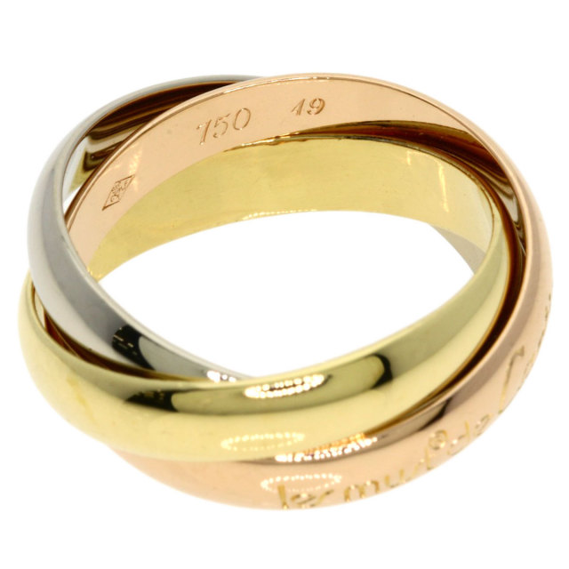 CARTIER カルティエ トリニティ #49 リング・指輪 K18イエローゴールド