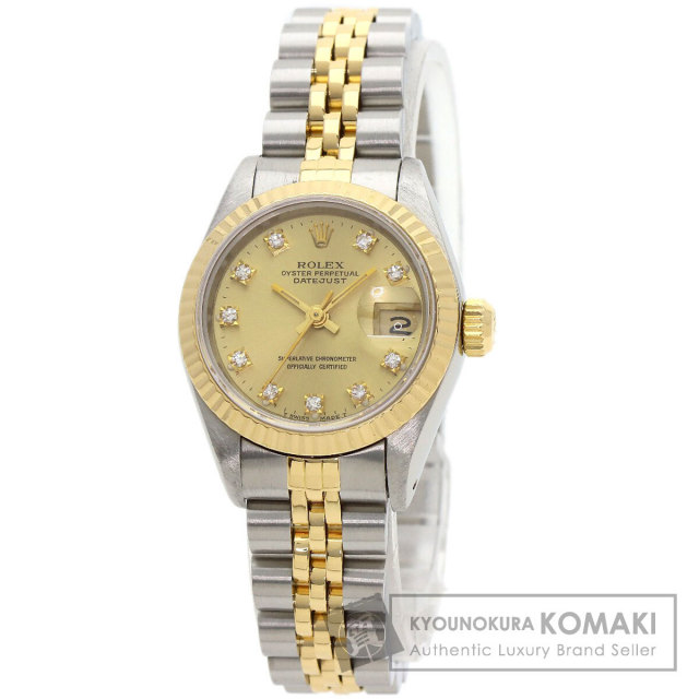 ロレックス 腕時計 デイトジャスト 10P ダイヤモンド