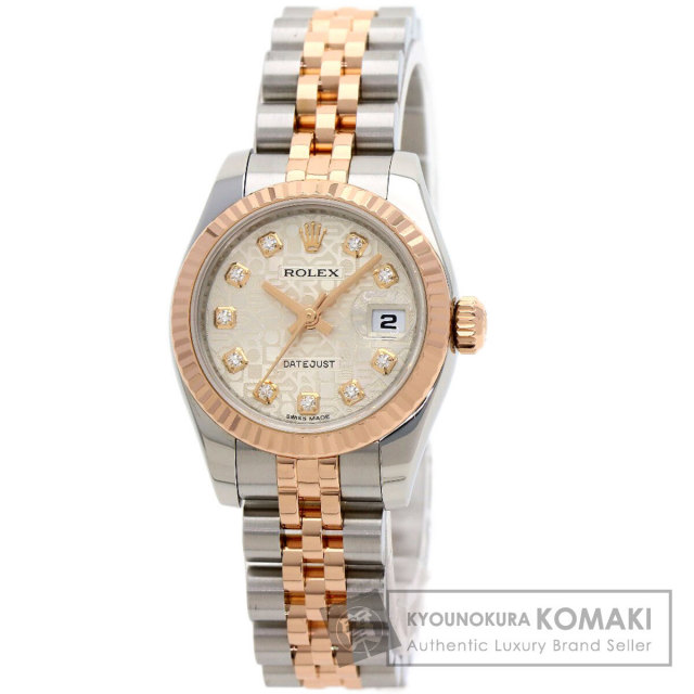 ロレックス 腕時計 デイトジャスト 10P ダイヤモンド
