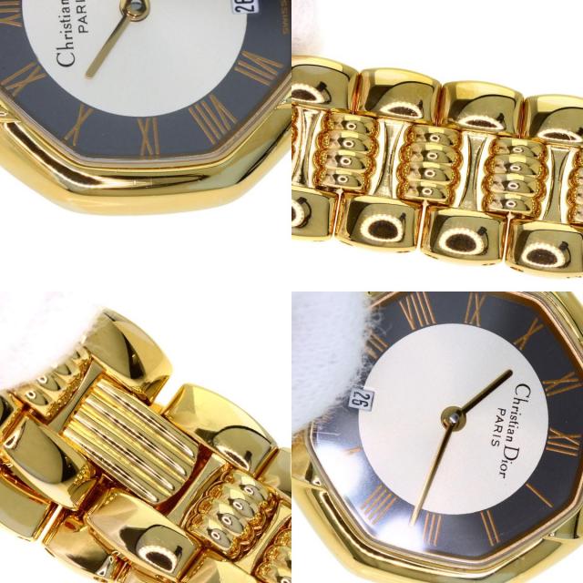 CHRISTIAN DIOR クリスチャンディオール D48-153 オクタゴン 腕時計 GP