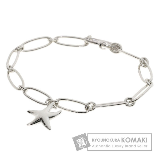 Tiffany & Co. シルバーブレスレット スターフィッシュチャーム付き TIFFANY&Co. ティファニー スターフィッシュ ブレスレット シルバー
