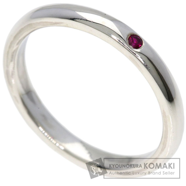 ティファニー リング・指輪 スタッキングバンド ルビー