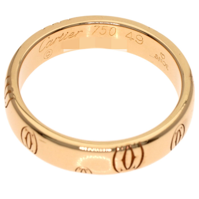 CARTIER カルティエ ハッピーバースデー #49 リング・指輪 K18ピンク