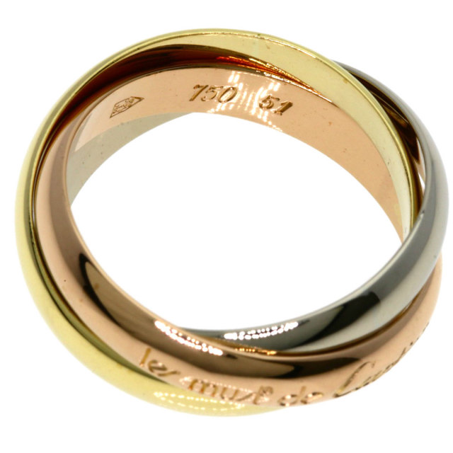 CARTIER カルティエ トリニティ #51 リング・指輪 K18イエローゴールド