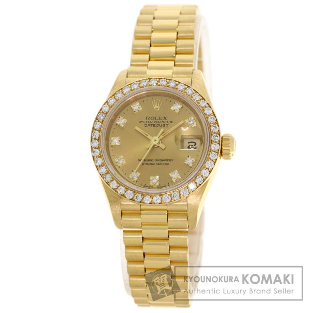 ロレックス 腕時計 デイトジャスト 10P ダイヤモンド
