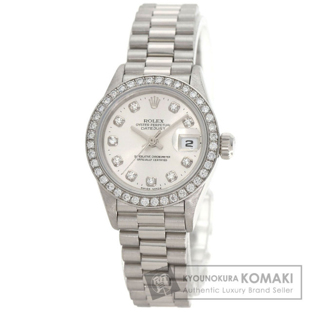 ロレックス 腕時計 デイトジャスト 10P ダイヤモンド