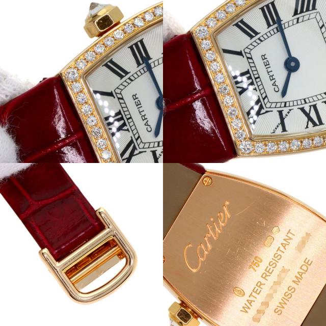 CARTIER カルティエ WE600651 ラドーニャ SM 腕時計 K18ピンクゴールド