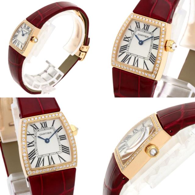 CARTIER カルティエ WE600651 ラドーニャ SM 腕時計 K18ピンクゴールド