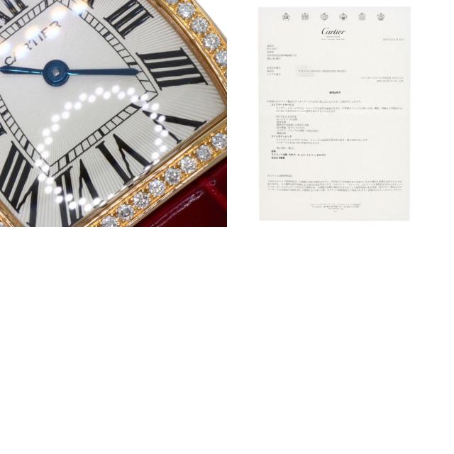 CARTIER カルティエ WE600651 ラドーニャ SM 腕時計 K18PG クロコダイル レディース [中古] CARTIER カルティエ WE600651 ラドーニャ SM 腕時計 K18ピンクゴールド