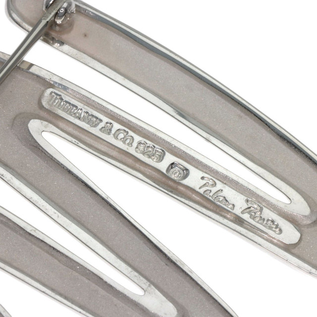 TIFFANY&Co. ティファニー スクリブル ブローチ シルバー レディース