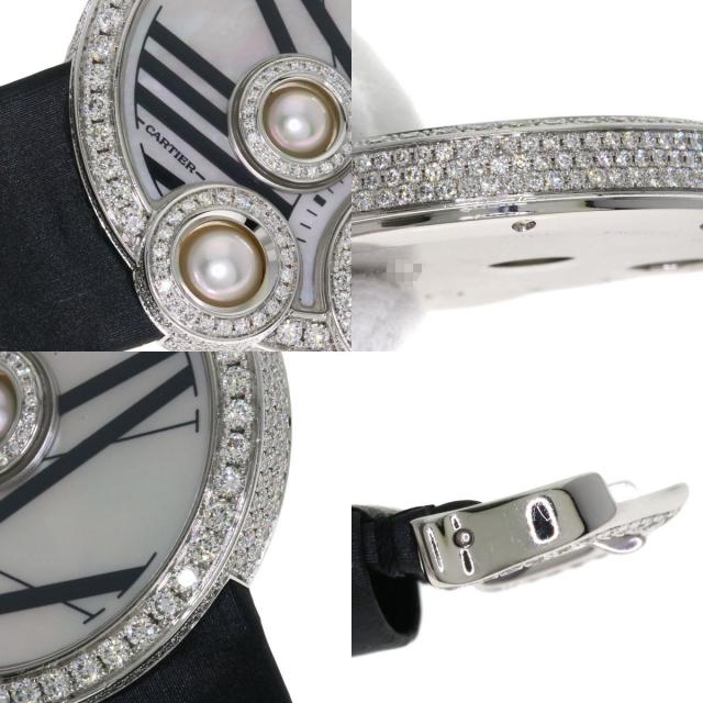 CARTIER カルティエ WJ304850 ベルル 腕時計 K18ホワイトゴールド/革
