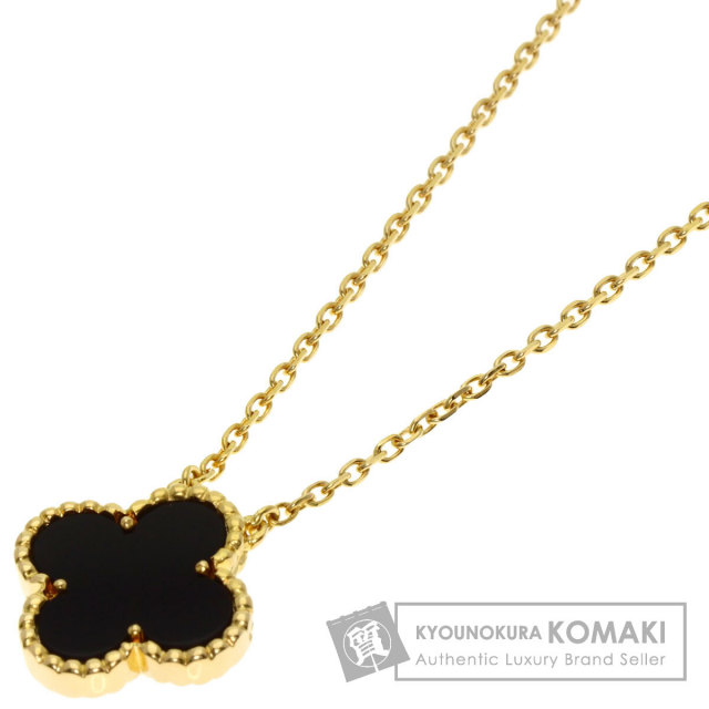 ヴァンクリーフ＆アーペル ネックレス ヴィンテージ アルハンブラ オニキス