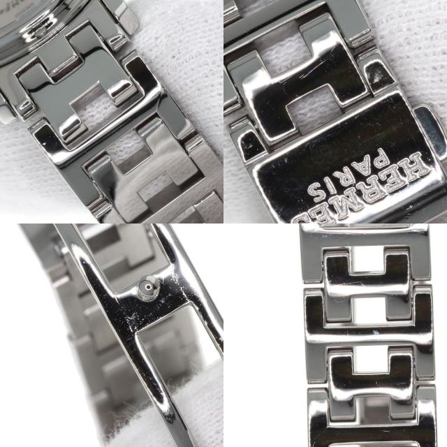 HERMES エルメス CL4.210 クリッパー ナクレ 新型バックル 腕時計 SS SS レディース [中古] HERMES - HERMES エルメス CL4.210 クリッパーナクレ 新バックル