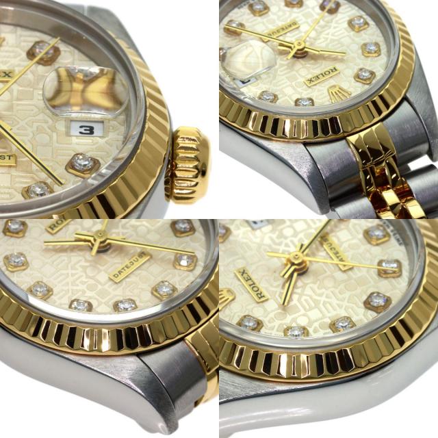 【本日限定！】ROLEX デイトジャスト 10Pダイヤ 79173G 腕時計 ROLEX ロレックス 69173G デイトジャスト 10P ダイヤモンド 腕時計