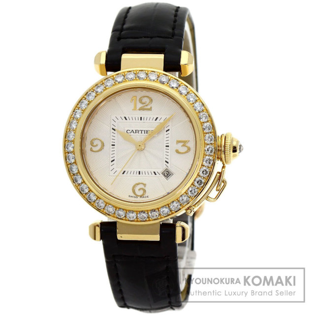 カルティエ 腕時計 パシャ 32mm　ベゼルダイヤモンド