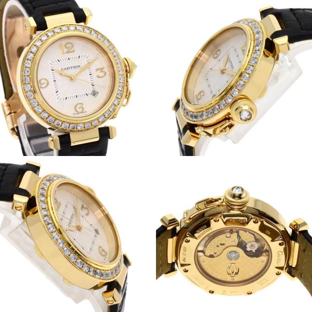 カルティエ 腕時計 パシャ 32mm　ベゼルダイヤモンド
