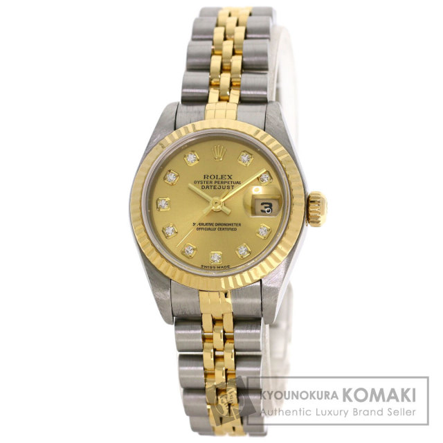 ROLEX ロレックス 79173MR デイトジャスト ミリヤード ダイヤモンド 腕時計 SS SSxK18YG K18YG レディース [中古] 楽天市場】ロレックス 79173MR デイトジャスト ミリヤード