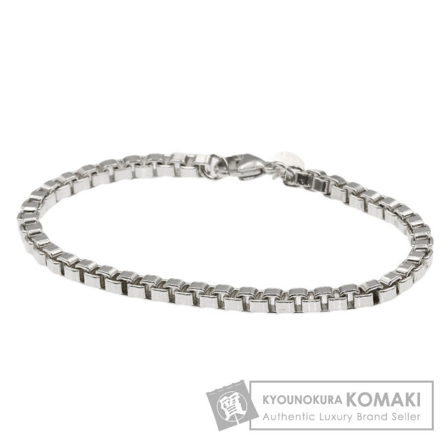 極美品✨ティファニー ブレスレット　18cm-22cm ベネチアン　シルバー TIFFANY&Co. ティファニー ベネチアン ブレスレット シルバー