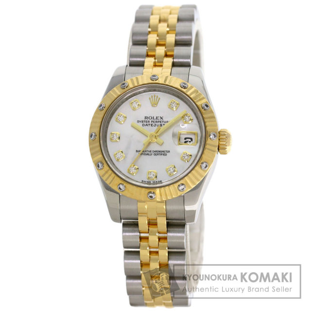 ロレックス 腕時計 デイトジャスト 10P ベゼルダイヤモンド