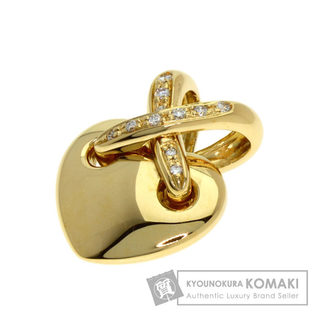 Chaumet ショーメ リアン クロス ハート ダイヤモンド ペンダント