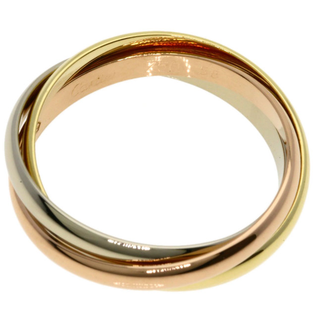 CARTIER カルティエ トリニティ SM #58 リング・指輪 K18イエロー