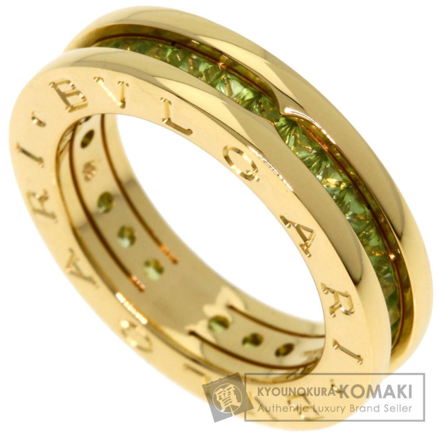 ブルガリ リング・指輪 B-zero1 ビーゼロワン 1バンド ペリドット #48