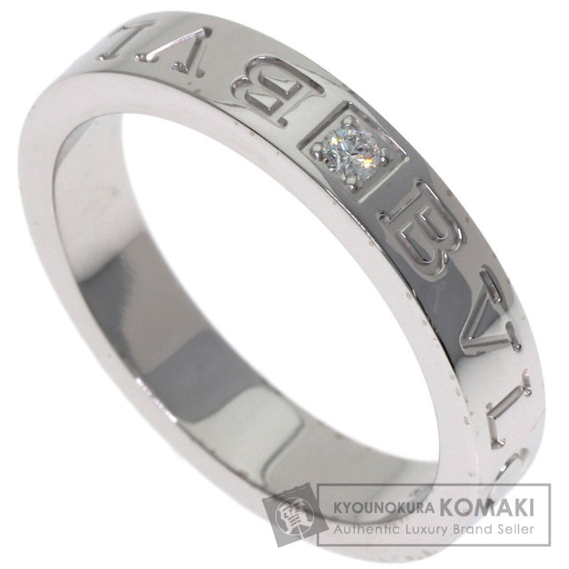 ブルガリ リング・指輪 ダブルロゴ 1P ダイヤモンド