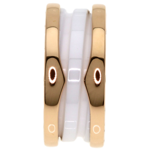 ブルガリ リング・指輪 B-zero1 ビーゼロワン 2バンド ホワイト セラミック #45