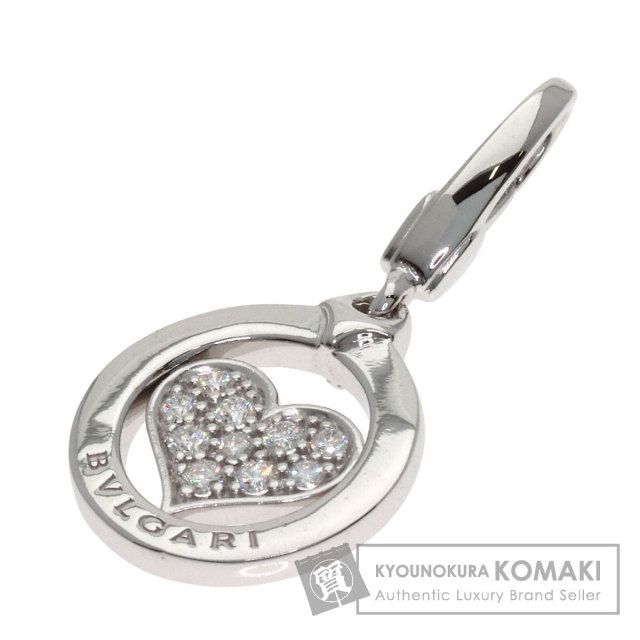 BVLGARI ブルガリ トンド ハート ダイヤモンド チャーム ペンダント