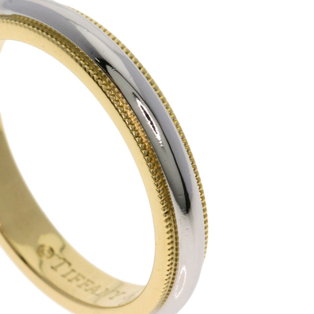 TIFFANY&Co. ティファニー ミルグレイン リング・指輪 プラチナPT950