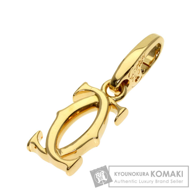 CARTIER カルティエ 2C チャーム ペンダントトップ K18イエロー