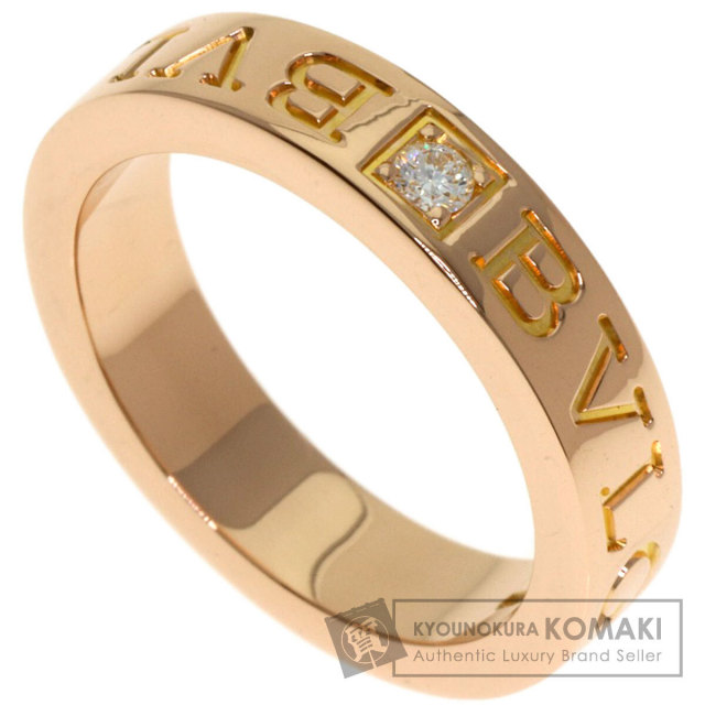 ブルガリ リング・指輪 ダブルロゴ 1P ダイヤモンド