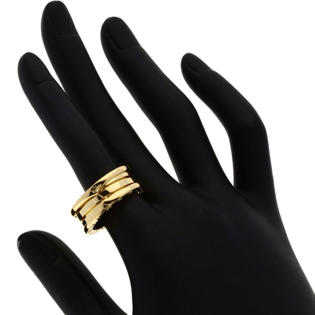ブルガリB-ZERO 11号 #51 18金 イエローゴールド BVLGARI ブルガリ B-zero1 ビーゼロワン 2バンド #55 リング・指輪 K18