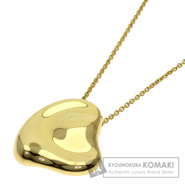 TIFFANY&Co. ティファニー フルハート ネックレス K18イエローゴールド