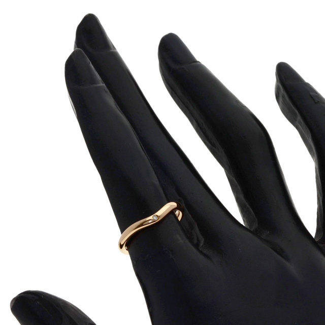 TIFFANY&Co. カーブドバンド リング 18K 8.5号 ティファニー TIFFANY&Co. ティファニー カーブド バンドリング リング・指輪 K18