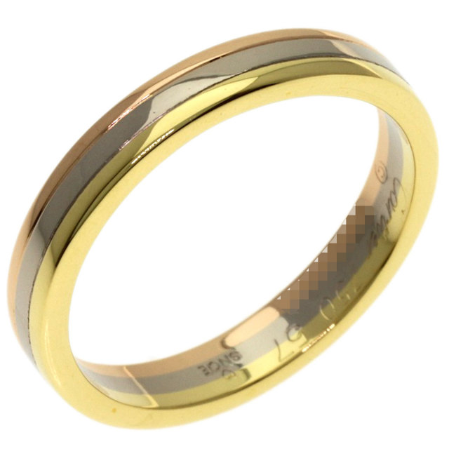 カルティエスリーカラーリング57号 CARTIER カルティエ スリーカラー #57 リング・指輪 K18イエロー