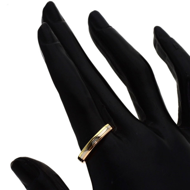 カルティエスリーカラーリング57号 CARTIER カルティエ スリーカラー #57 リング・指輪 K18イエロー