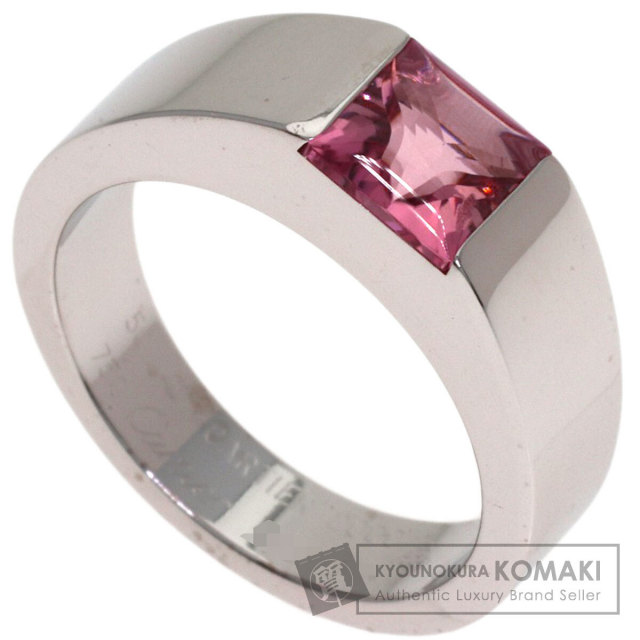 CARTIER カルティエ タンク ピンクトルマリン #50 リング・指輪 K18