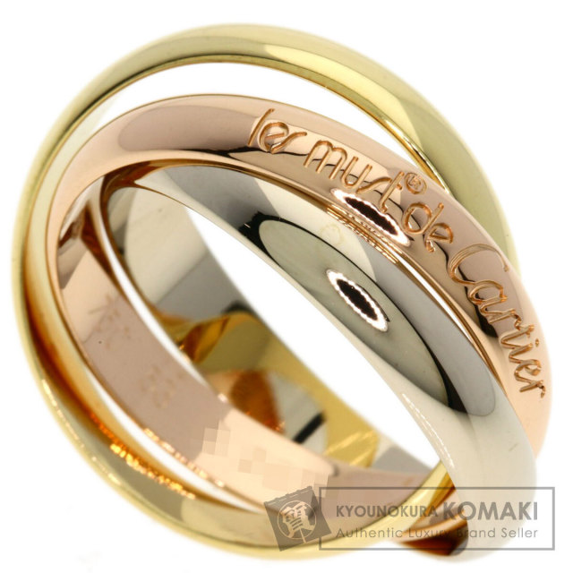 CARTIER カルティエ トリニティ #53 リング・指輪 K18イエローゴールド CARTIER カルティエ トリニティ #53 リング・指輪 K18イエローゴールド