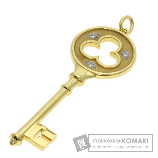 ティファニー ペンダントトップ クローバーキー 3P ダイヤモンド