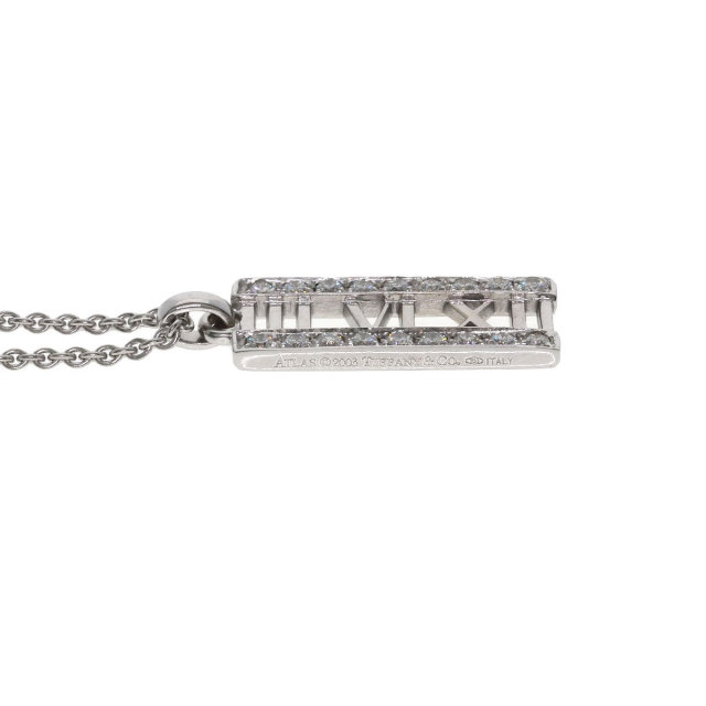 TIFFANY&Co. ティファニー アトラスバー ダイヤモンド ネックレス K18