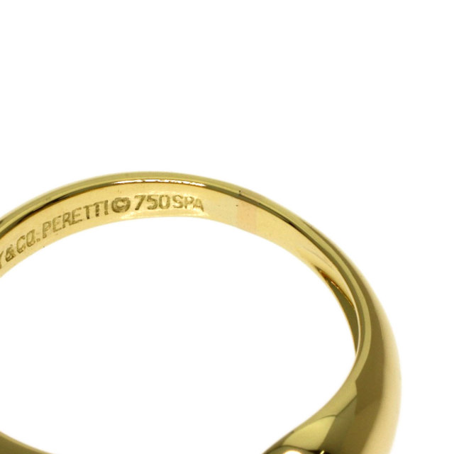 Tiffany & Co. K18ゴールドリング ダイヤモンド付き　2本セット TIFFANY&Co.（ティファニー） K18YG イエローゴールド Pt950プラチナ