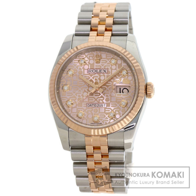 ロレックス 腕時計 デイトジャスト 10P ダイヤモンド
